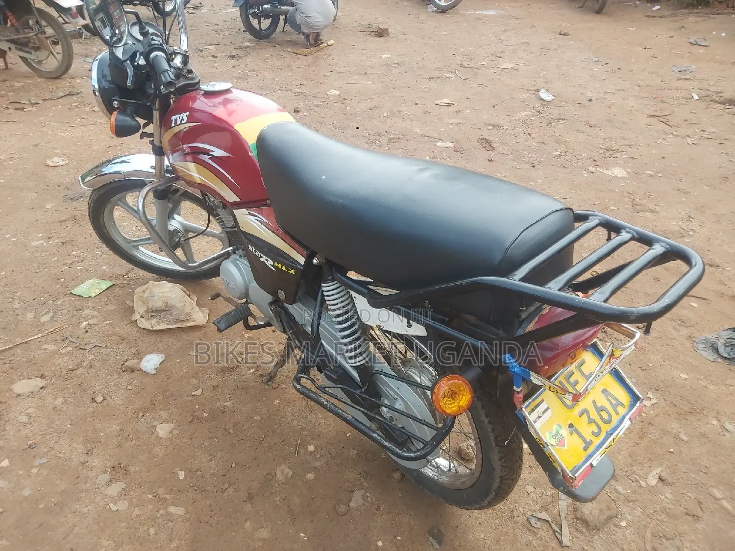 TVS XL 100 2018 Red