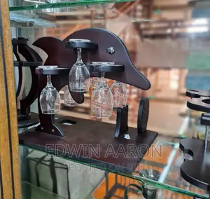 Stylish Wooden Glass Holder