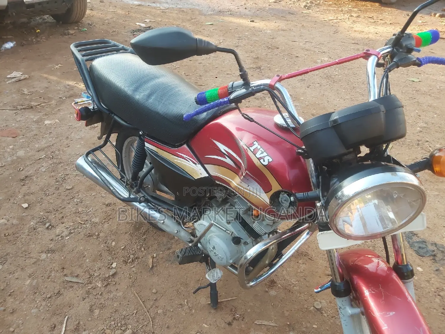 TVS XL 100 2017 Red