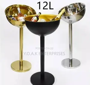 Ice Bucket With Tall Stand