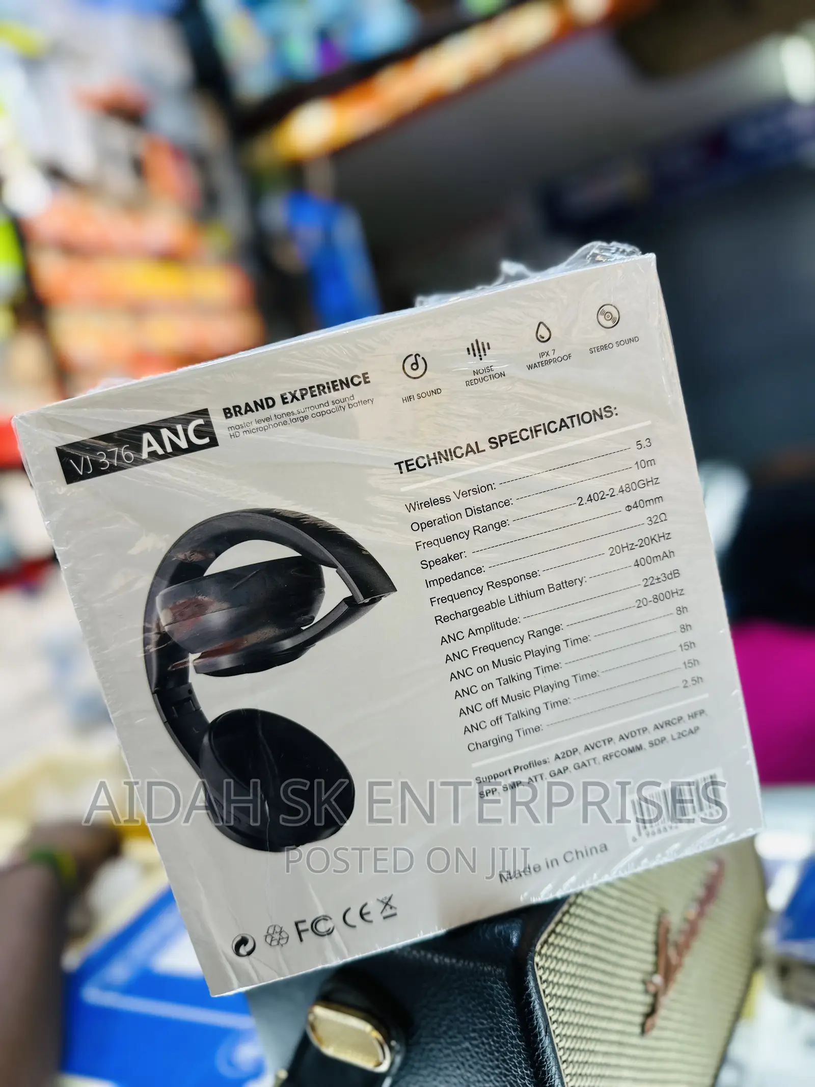 VJ 376 ANC Wireless Headphones