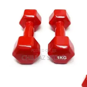 1pair 1kg Viny Dumbbells.