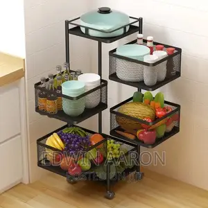 5 Tier Move Able Vegetable Kitchen Rack