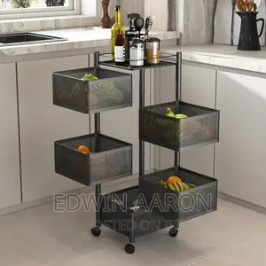 5 Tier Move Able Vegetable Kitchen Rack