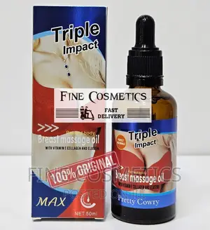 Breast Enlargement Triple Impact Massage Oil -Perfect Chest