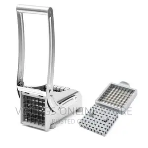 Stainless 2 Blades Potato Chipper Slicer Chip Cutter Chopper