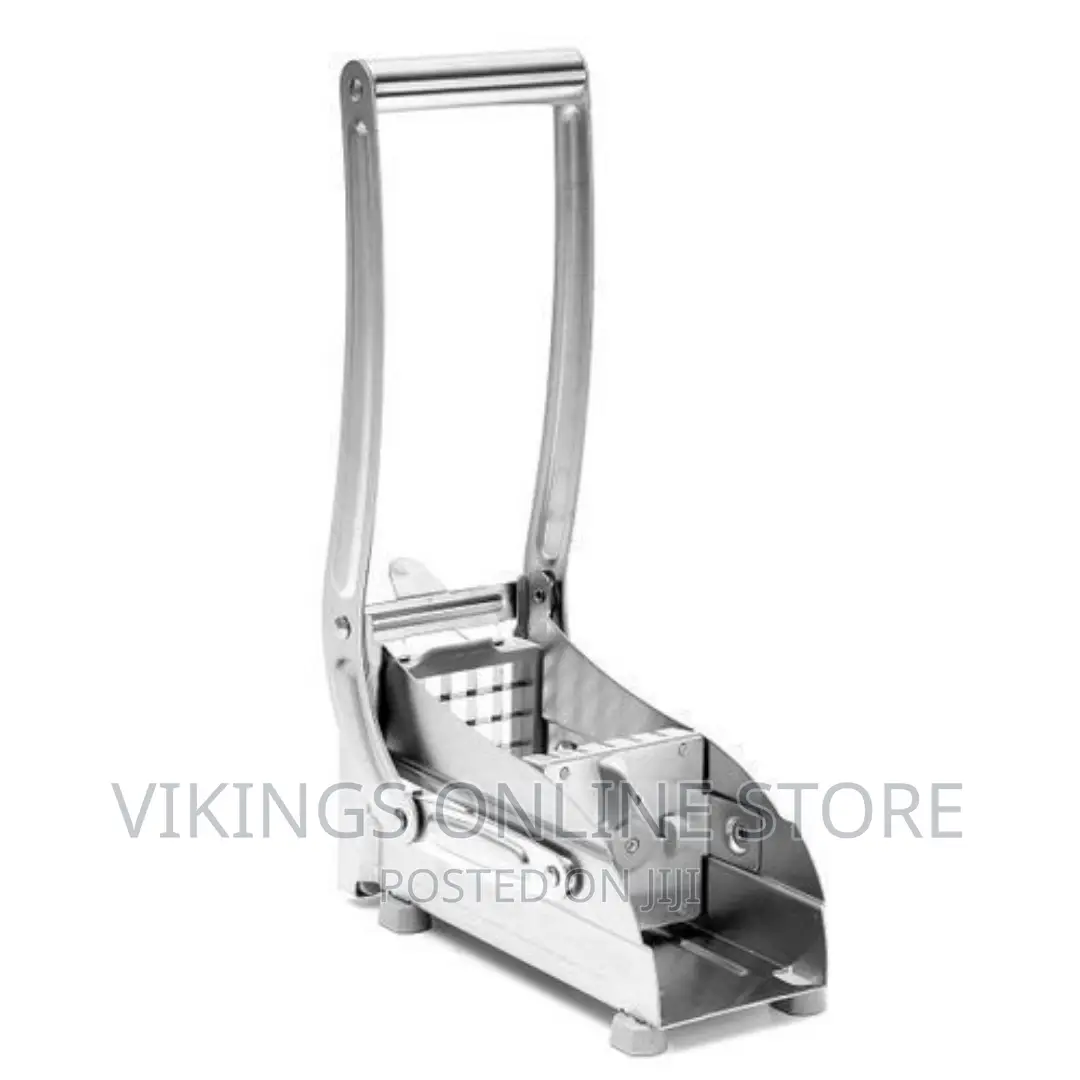 Stainless 2 Blades Potato Chipper Slicer Chip Cutter Chopper