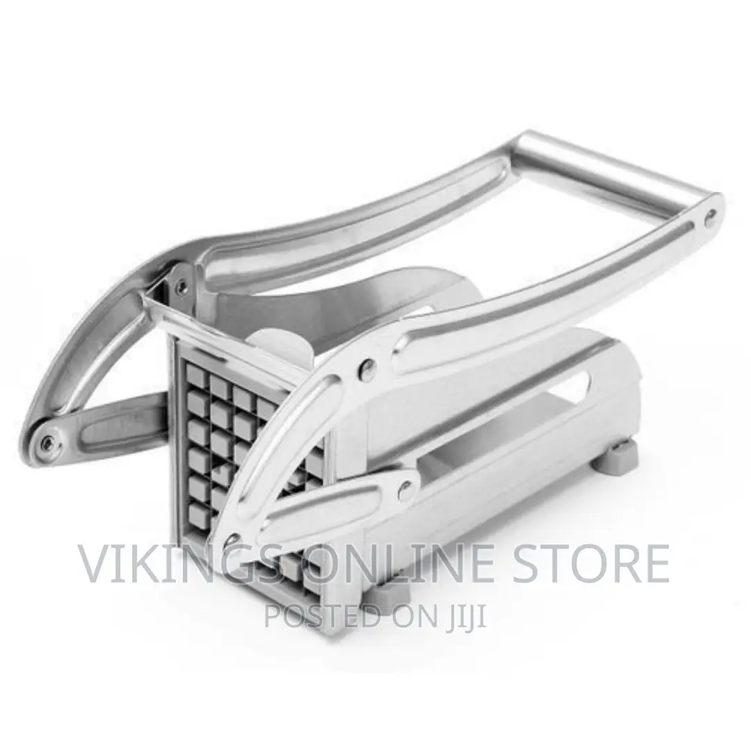 Stainless 2 Blades Potato Chipper Slicer Chip Cutter Chopper