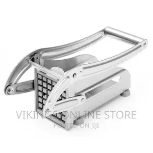 Stainless 2 Blades Potato Chipper Slicer Chip Cutter Chopper
