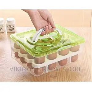 32pcs Double Egg Storage- Multicolour