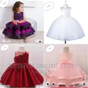 0-5yrs Girl's Party Dress