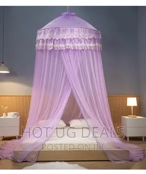 6x6 Round Hanging Mosquito Net Fits Vary Bed R3 -Multicolor