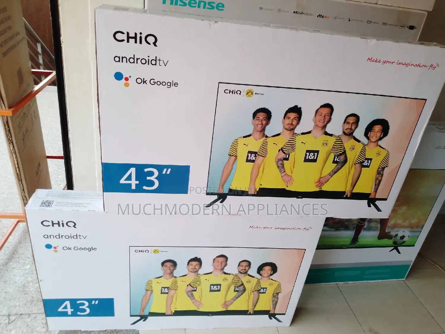 Chiq 43 Inches Smart Android Frameless Tv