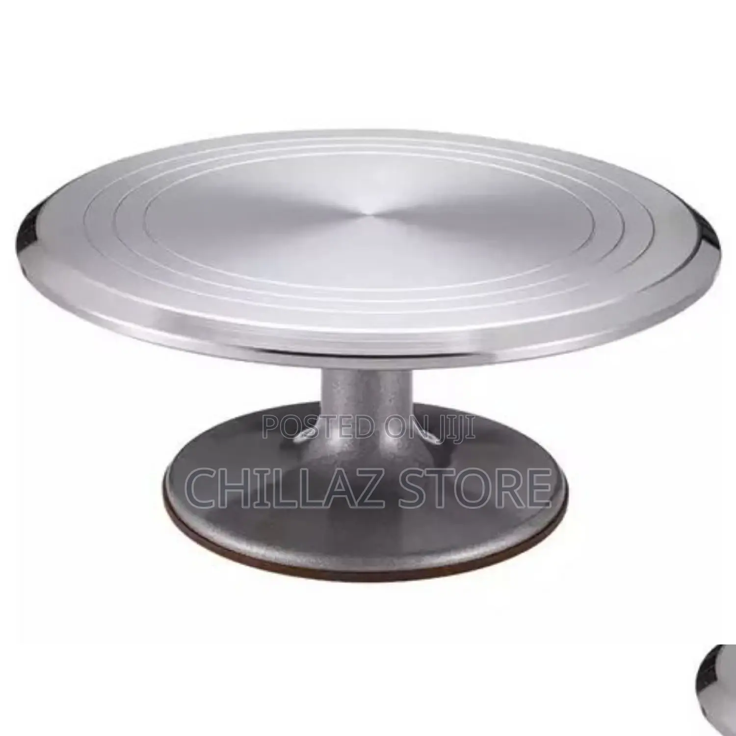 Stainless Steel Rotating Cake Turntable.