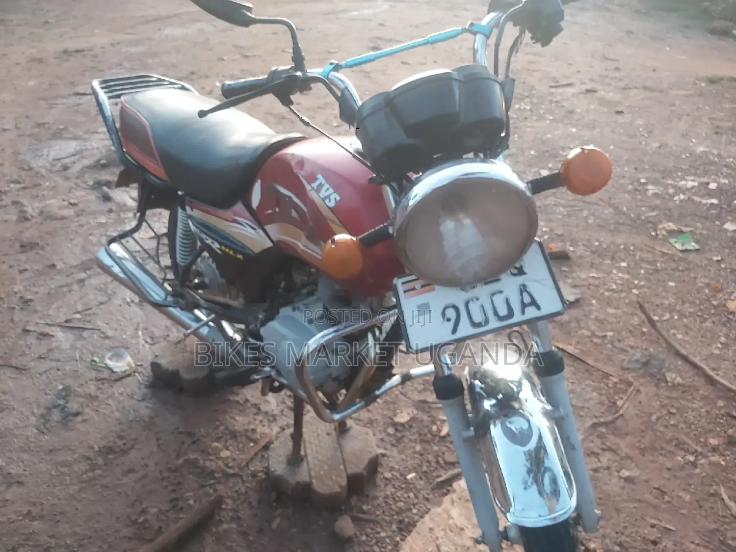 TVS XL 100 2018 Red