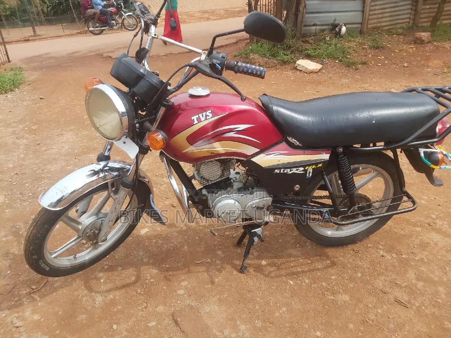 TVS XL 100 2017 Red