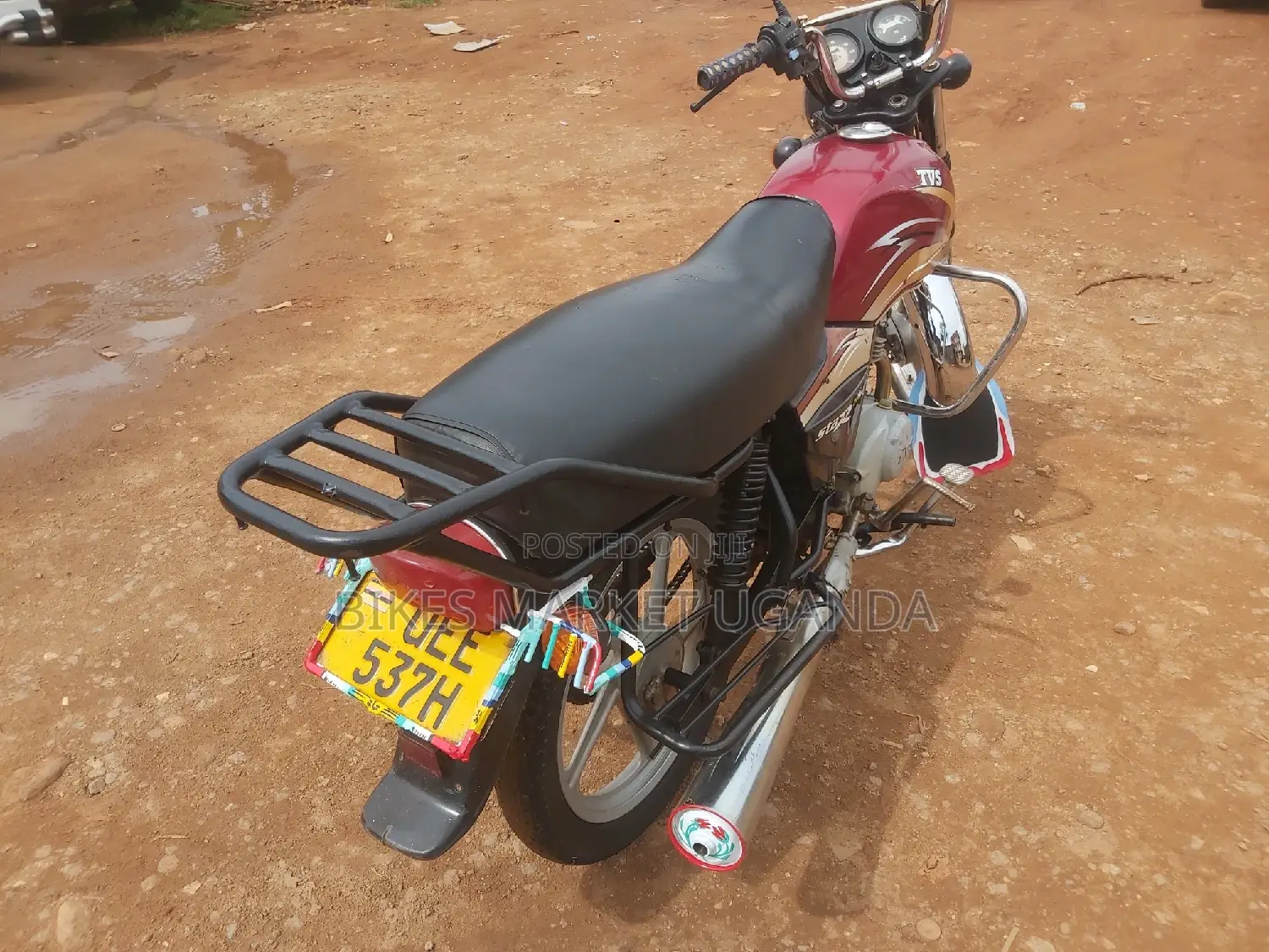 TVS XL 100 2017 Red