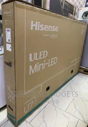 Hisense 75 Inch Mini Led Uled Tv Hisense High End Tv New