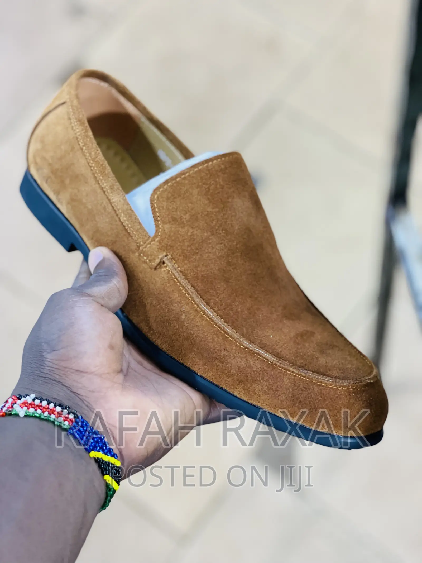 Original Brown Clarks Suede Loafers