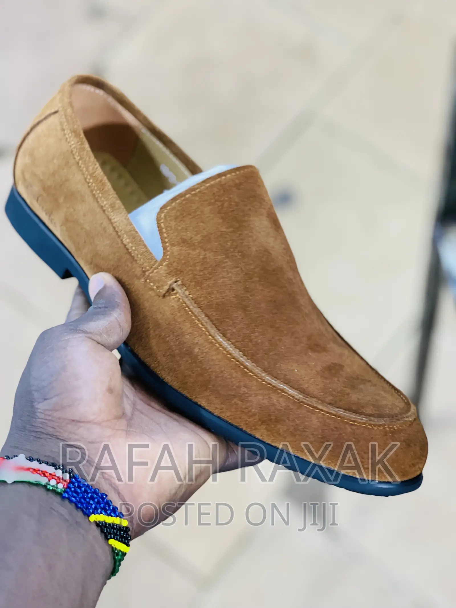 Original Brown Clarks Suede Loafers
