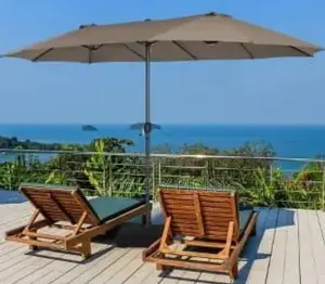 Double Outdoor Umbrella