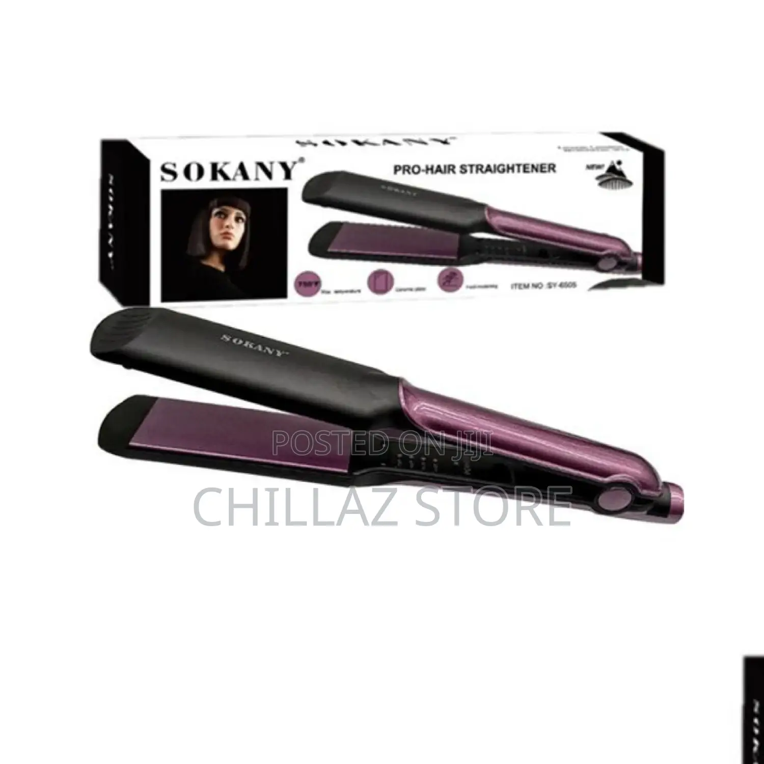 Sokany Electric Hair Straightener.