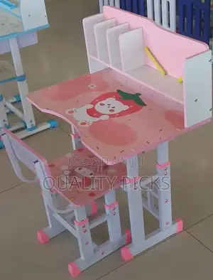 Kid's Reading Table With Chair