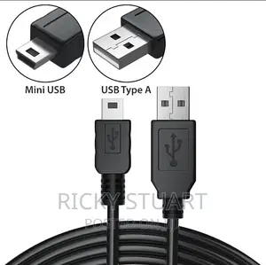 5 Pin Min USB Cable Data Sync Cord for Cameras,GPS,PS3