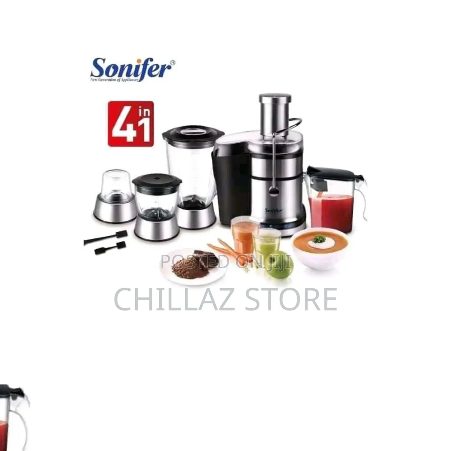 Sonifer 4in1 Multifunctional Food Processor and Juicer.