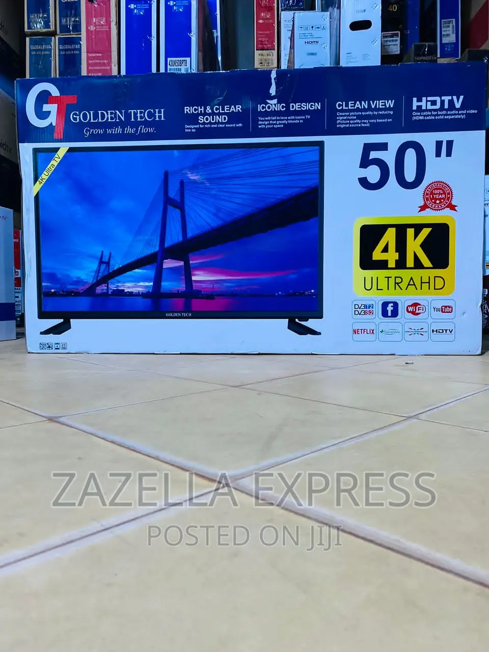 Golden Tech 50inch Smart TV