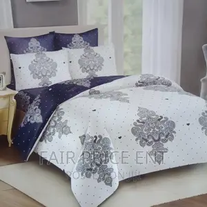 High Quality Duvet Cover Set of 4pcs.5x6.( White)
