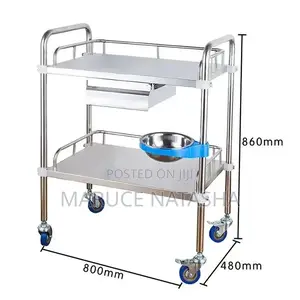 Two Shelves Instrument Trolley