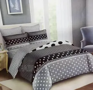 Classy Duvet Cover Set of 4pcs. 5x6.( Black)