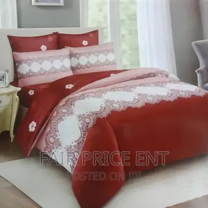 Vip Original Duvet Cover Set of 4pcs.5x6.( Red)