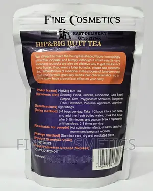 HIP and BIG BUTT ENLARGEMENT TEA Natural Safe Drinking Diet