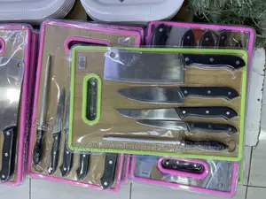 Chopping Board Set With Knives