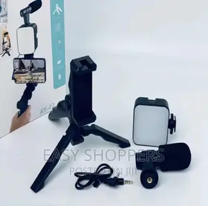 Mobile Phone Vlog Selfie Stick Short Video Recording Kit