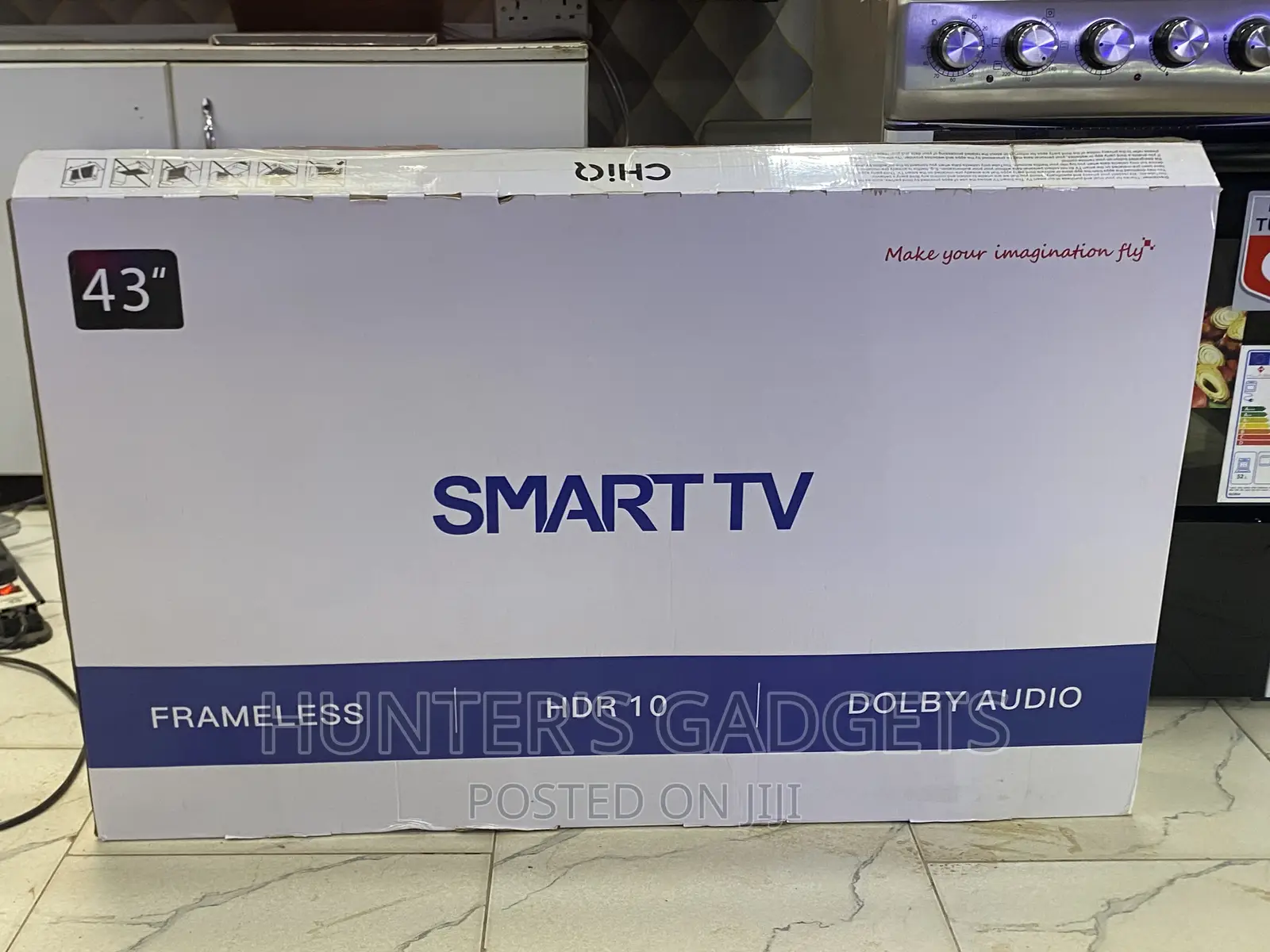 Chiq Forty Three Inches Smart Digital Frameless Android Tv
