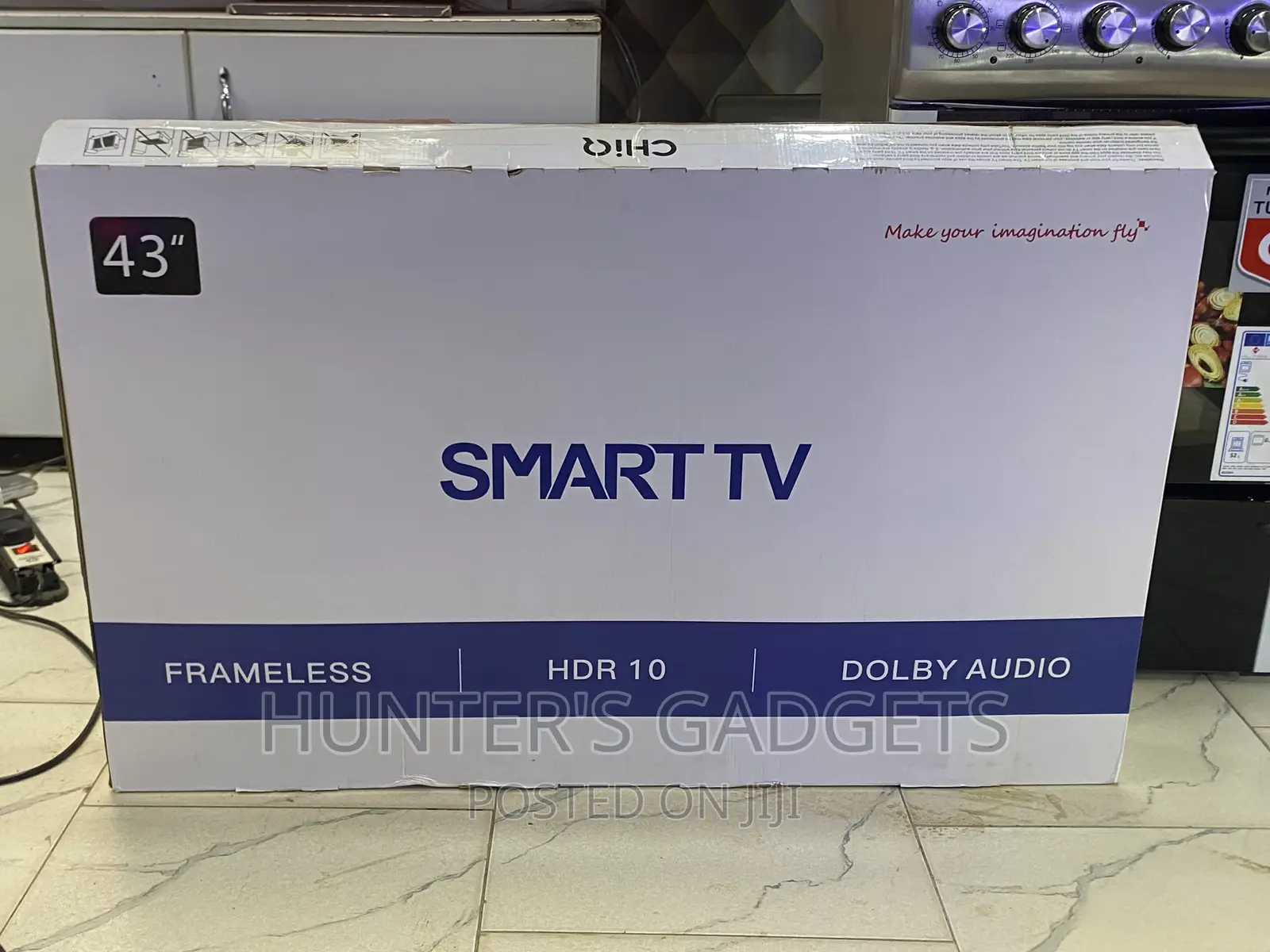 Chiq Forty Three Inches Smart Digital Frameless Android Tv