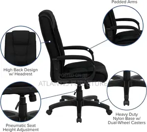 A Durable Leather Office Chair