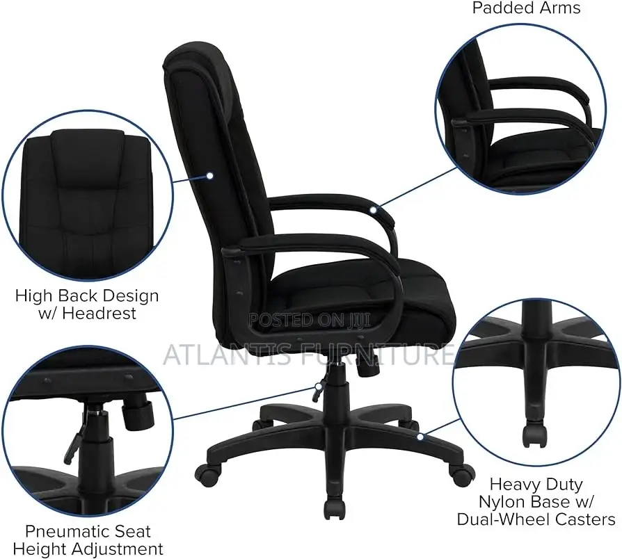 A Durable Leather Office Chair