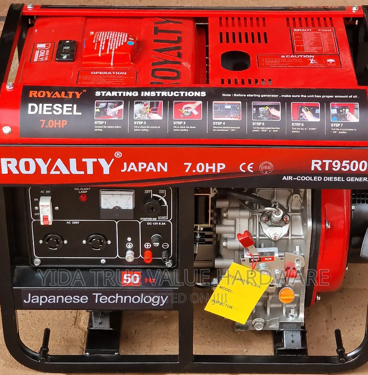 Generator Royalty Japan 7 Hp