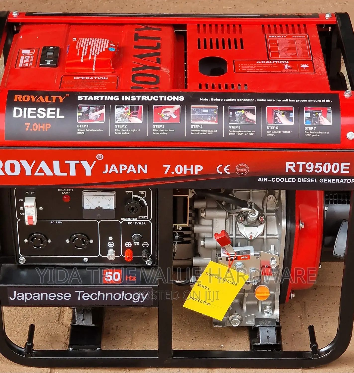 Generator Royalty Japan 7 Hp