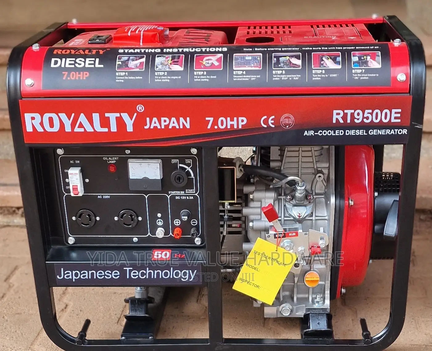 Generator Royalty Japan 7 Hp