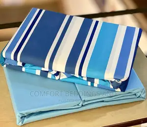 Pure Cotton Bedsheets 6*6 Blue