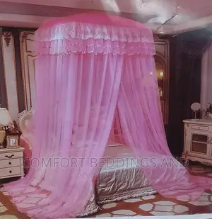 Square Sealing Mosquito Net Pink