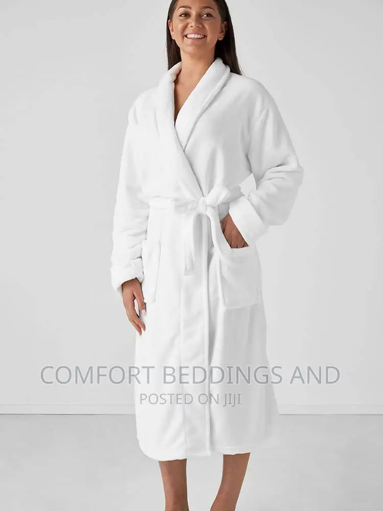 Cotton Bathrobe White