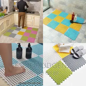 4pcs Anti Slip Kitchen Bathroom Mats