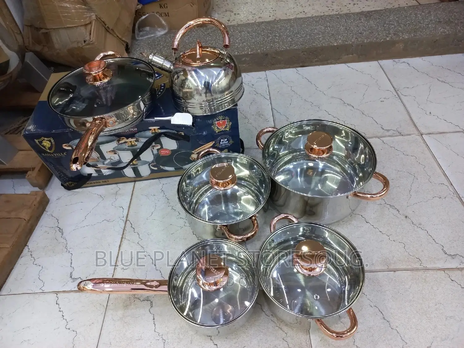 KAISA VILLA (6pcs) Cookware Set/Cassorelle With Lid \\ S/S