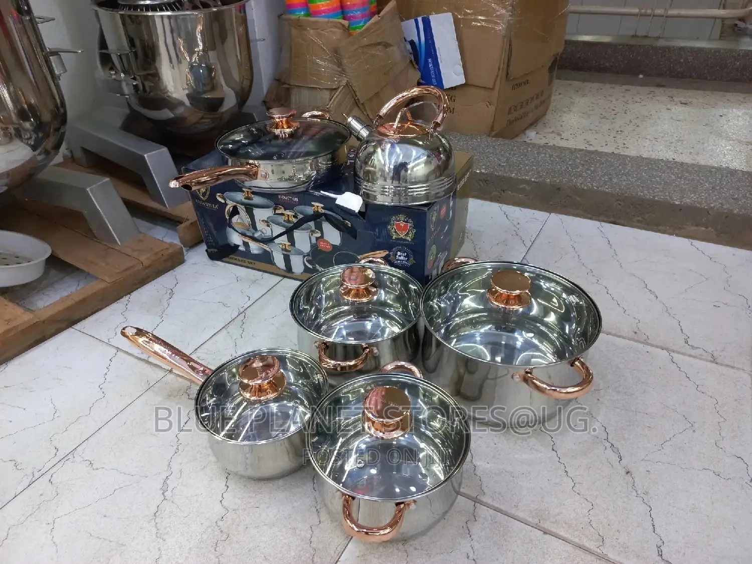 KAISA VILLA (6pcs) Cookware Set/Cassorelle With Lid \\ S/S